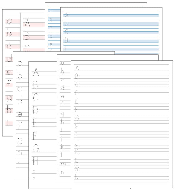 Letter Tracing Paper - Print - Montessori Print Shop