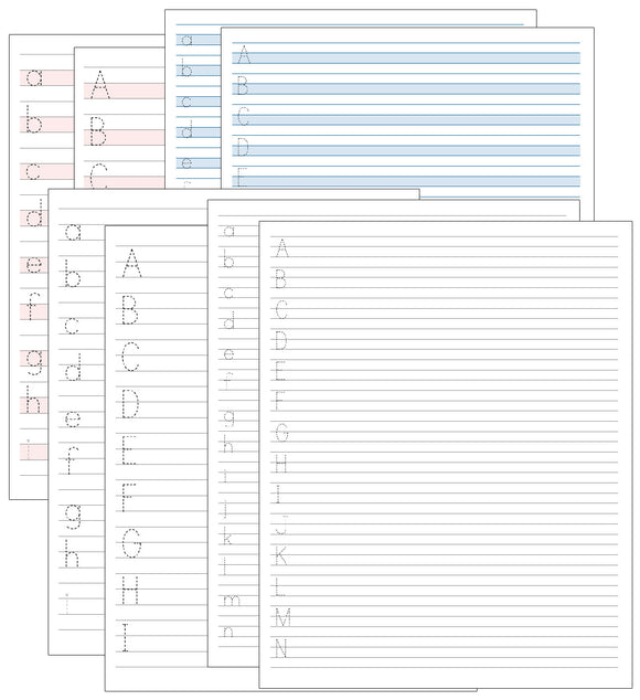 Letter Tracing Paper - Print - Montessori Print Shop