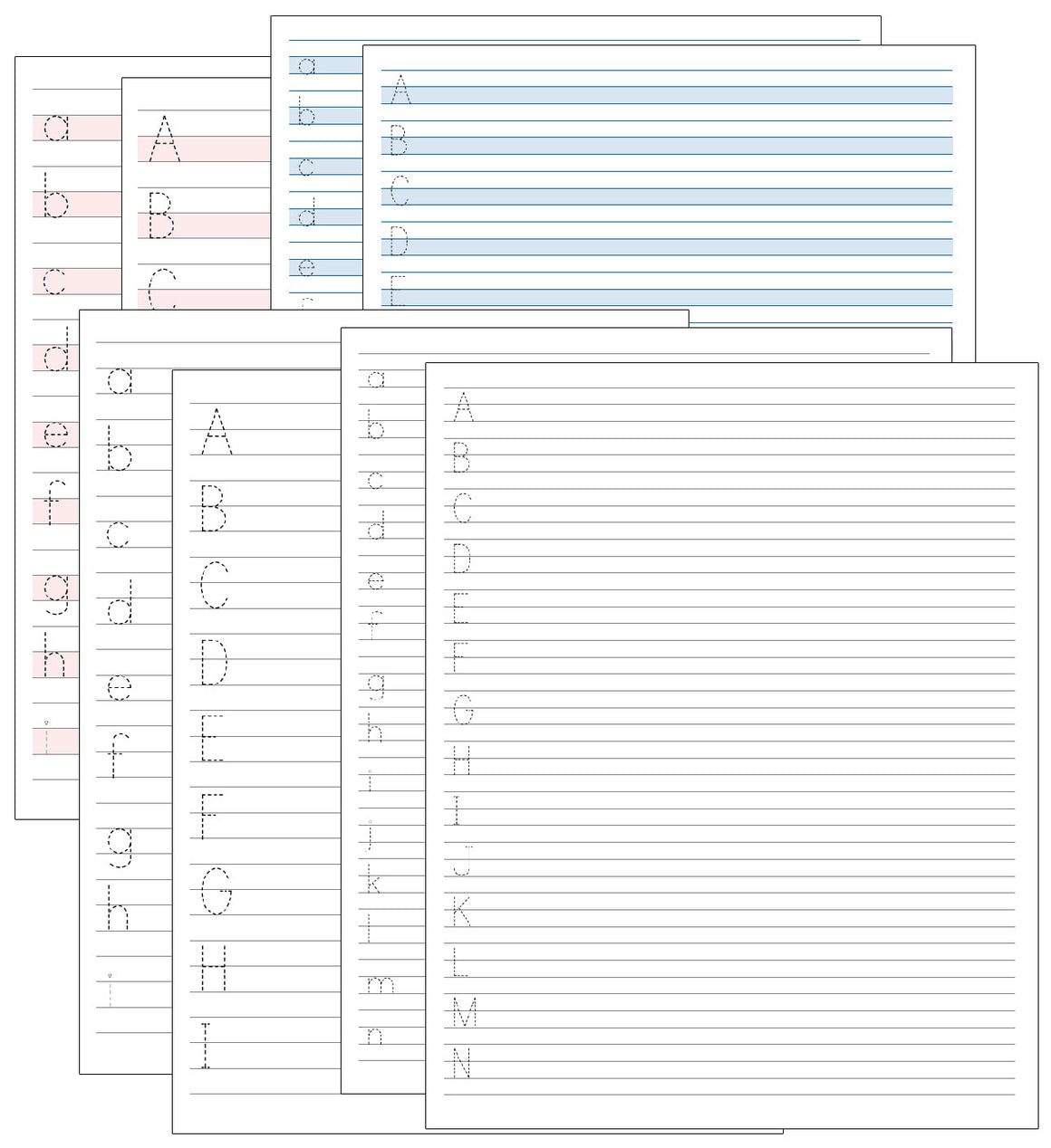 Letter Tracing Paper - Print - Montessori Print Shop