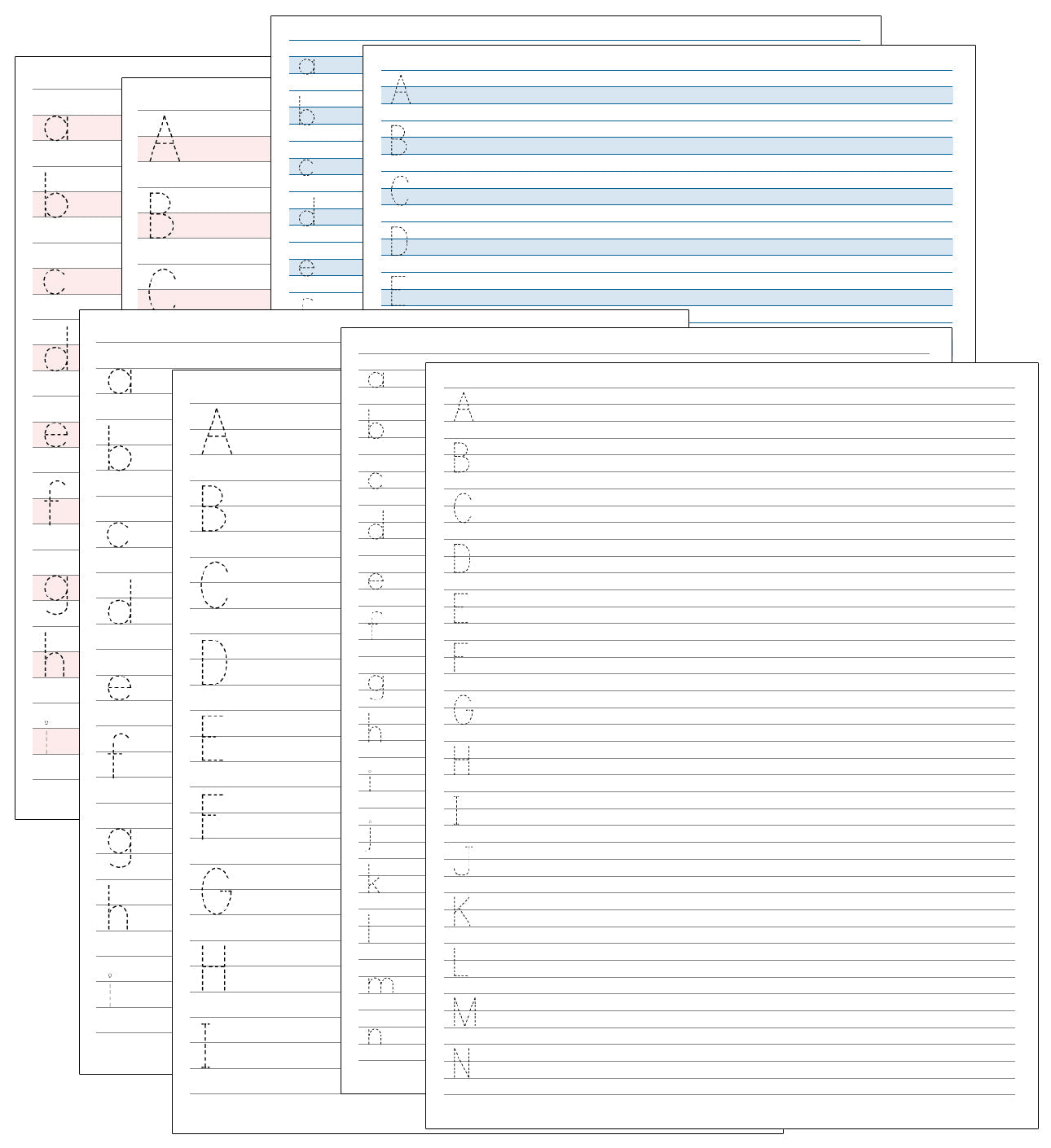 Print Letter Tracing Bundle - Montessori 