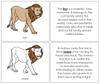 Parts of a Lion Nomenclature Book - Montessori Print Shop