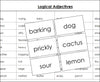 Logical Adjectives Matching Cards - Montessori Print Shop grammar lesson