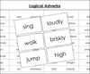 Logical Adverbs Matching Cards - Montessori Print Shop Grammar Lesson