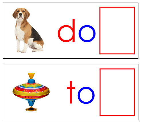 Moveable Alphabet Ending Sound Cards - Montessori Print Shop Digital Download