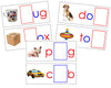 Printable Print Moveable Alphabet Sound Cards Bundle red/blue - Montessori Print Shop