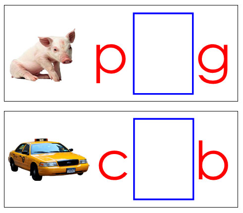 Moveable Alphabet Vowel Sound Cards - Montessori Print Shop Digital Download