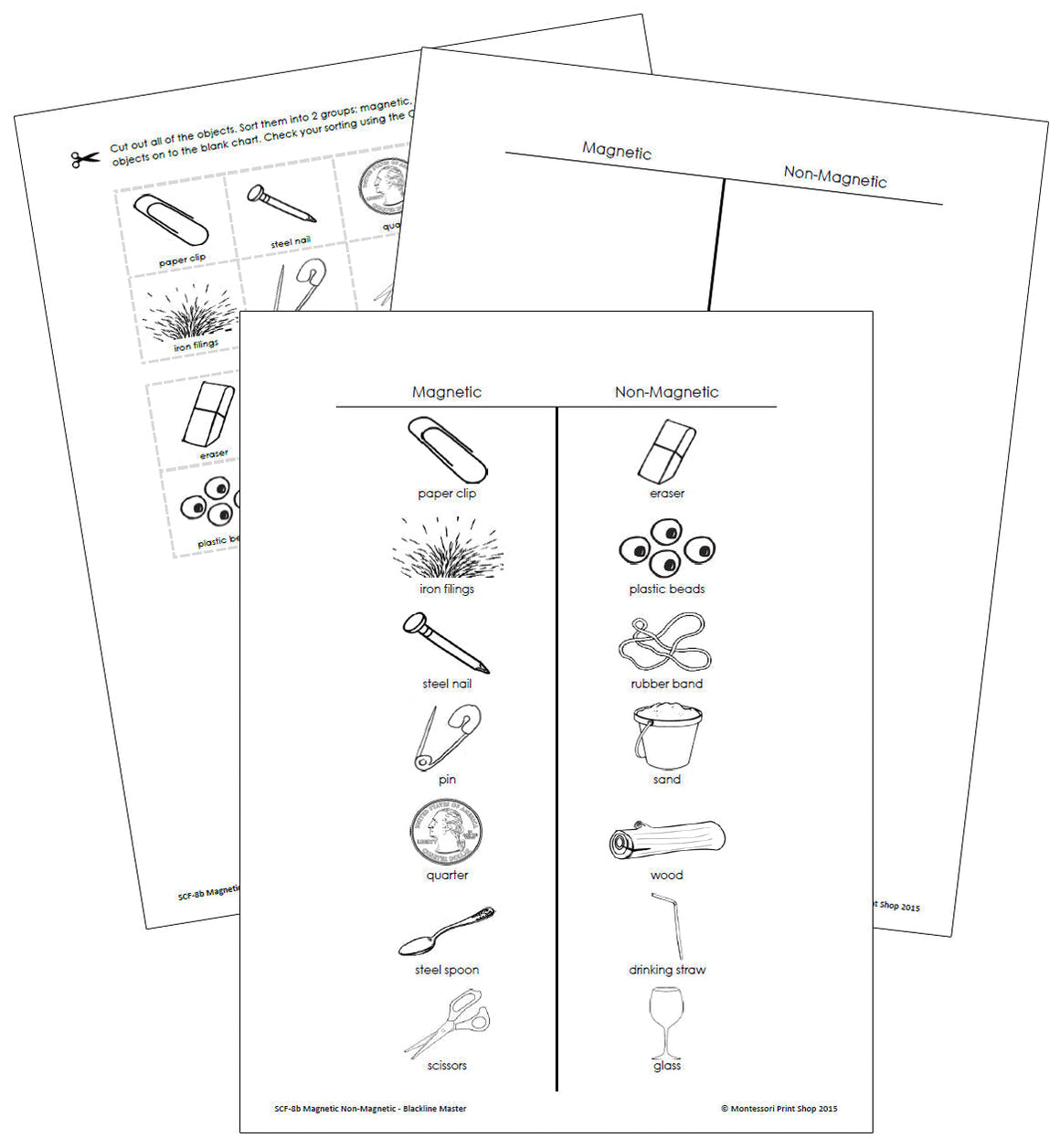 Magnetic & Non-Magnetic Blackline Masters - Montessori Print Shop