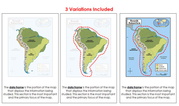 Map Nomenclature Book - Montessori Print Shop Digital Download