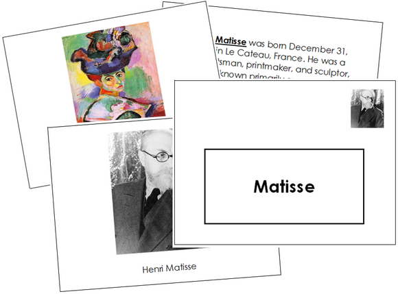 Henri Matisse Art Book - montessori art materials