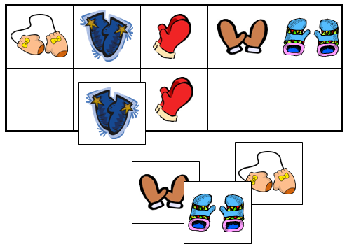 Mitten Match-Up & Memory Game - Montessori Print Shop Digital Download