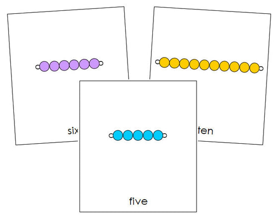 Montessori Bead Nomenclature Cards - Montessori Print Shop