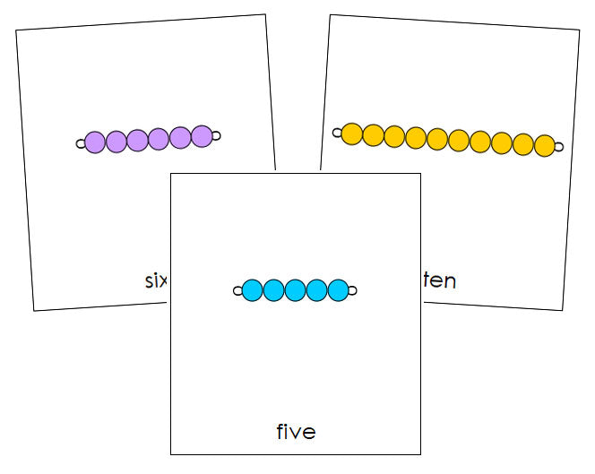 Montessori Bead Nomenclature Cards - Montessori Print Shop