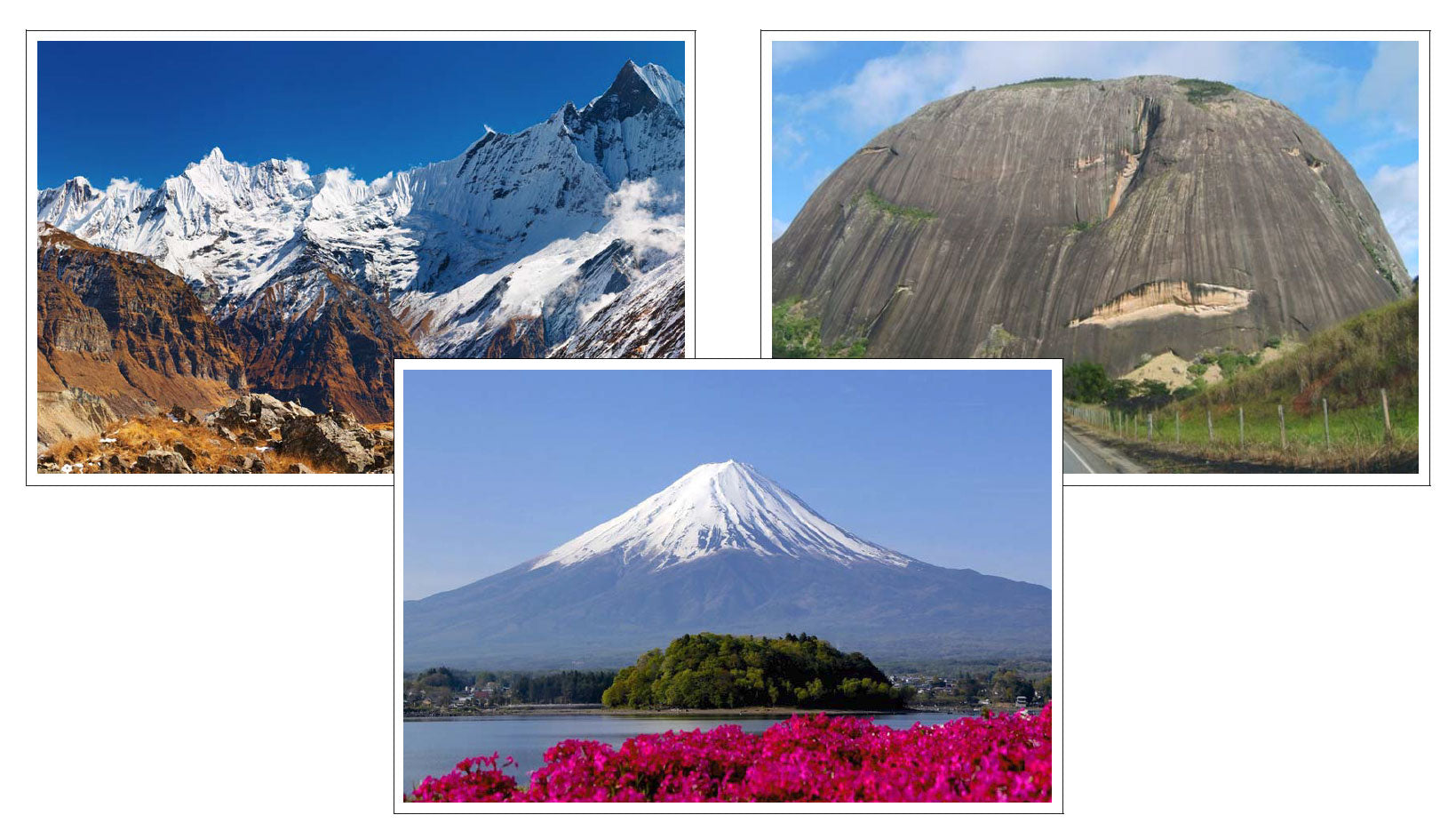 Printable Mountain Pictures - Montessori Print Shop Digital Download