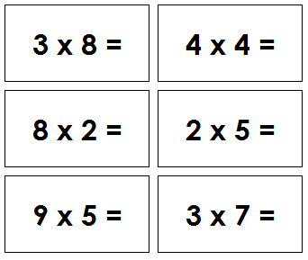 Montessori Multiplication Equation Slips - Montessori Print Shop Digital Download