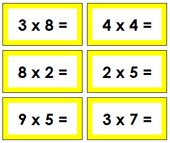 Montessori Multiplication Equation Slips - Montessori Print Shop Digital Download