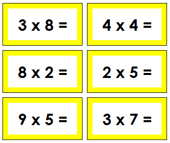 Montessori Multiplication Equation Slips - Montessori Print Shop