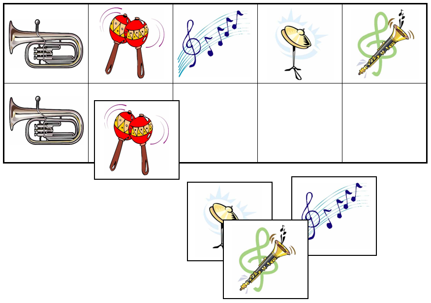 Musical Instruments Match-Up & Memory Game - Montessori Print Shop Digital Download