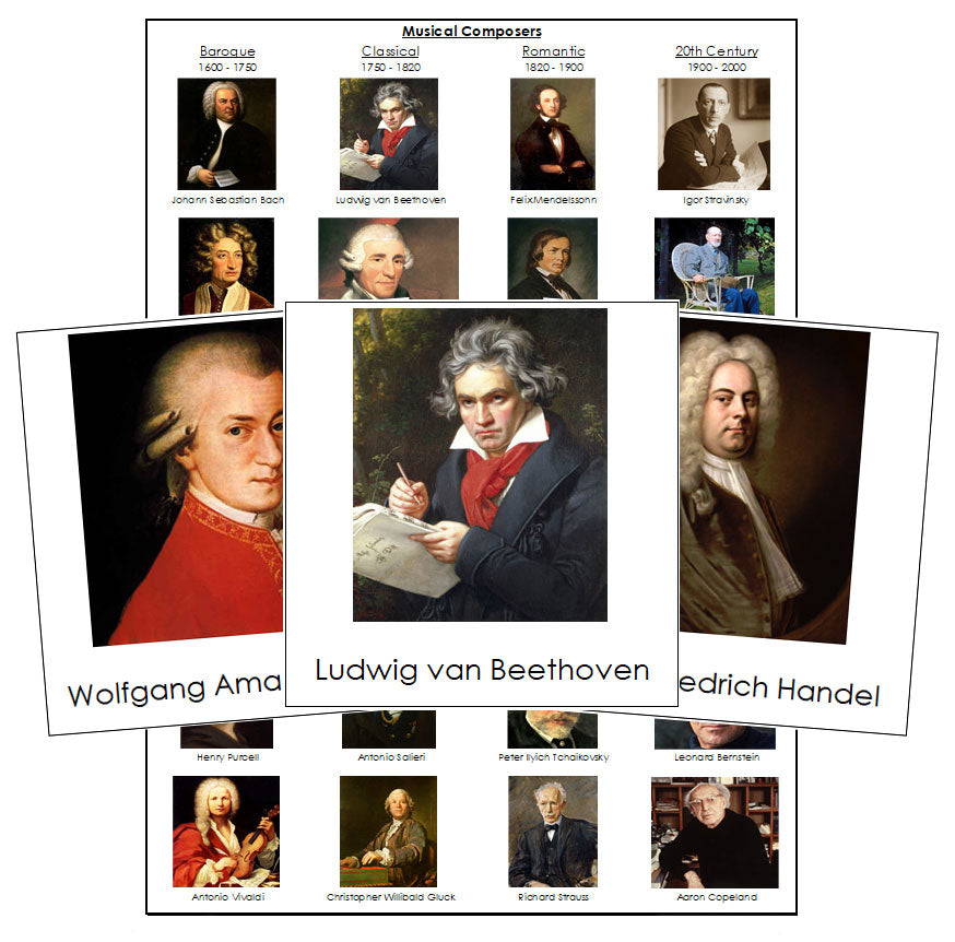 Musical Composers - Montessori Print Shop Digital Download