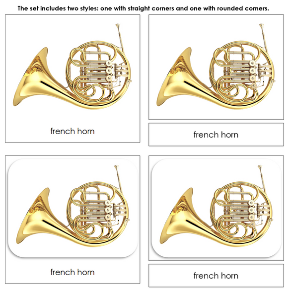 Musical Instruments Safari Toob Cards - Montessori Print Shop Digital Download