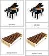 Musical Instruments - Set 1 - Montessori Print Shop