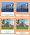 Landmarks of North America 3-Part Cards - Montessori Print Shop continent study