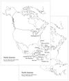 Capital Cities Maps of North America - Montessori Print Shop continent study