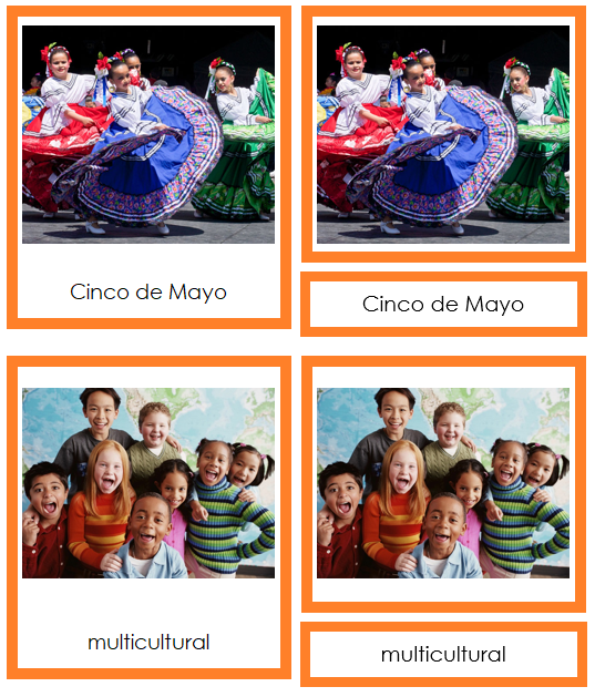Culture of North America 3-Part Continent Cards - Montessori Print Shop Digital Download