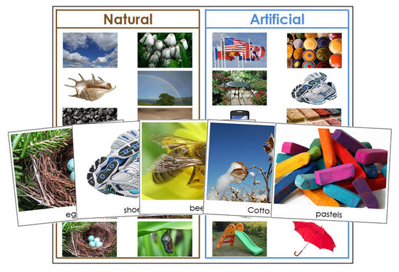 Natural or Artificial products - Montessori Print Shop 