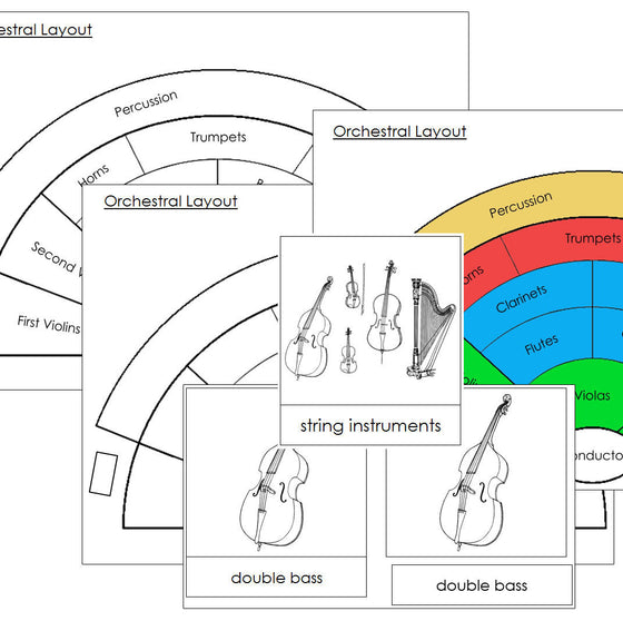 Orchestral Instruments & Seating - Montessori Print Shop