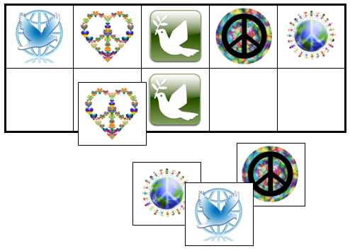 Peace Match-Up & Memory Game - Montessori Print Shop Digital Download
