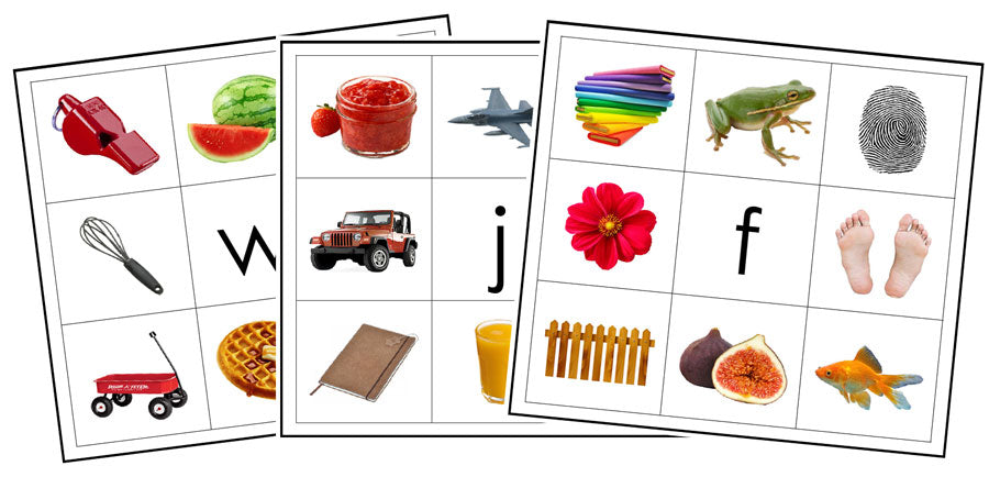 Phonetic Letter Mats - Montessori Print Shop Digital Download language cards