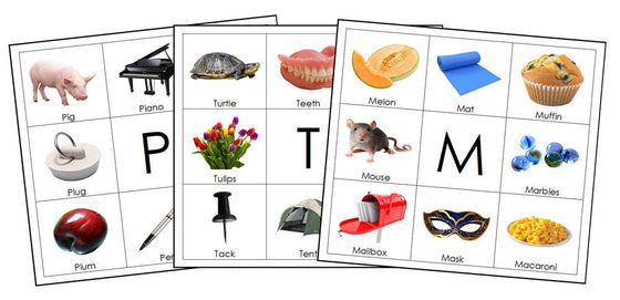 Phonetic Letter Mats With Capitals - Montessori Print Shop