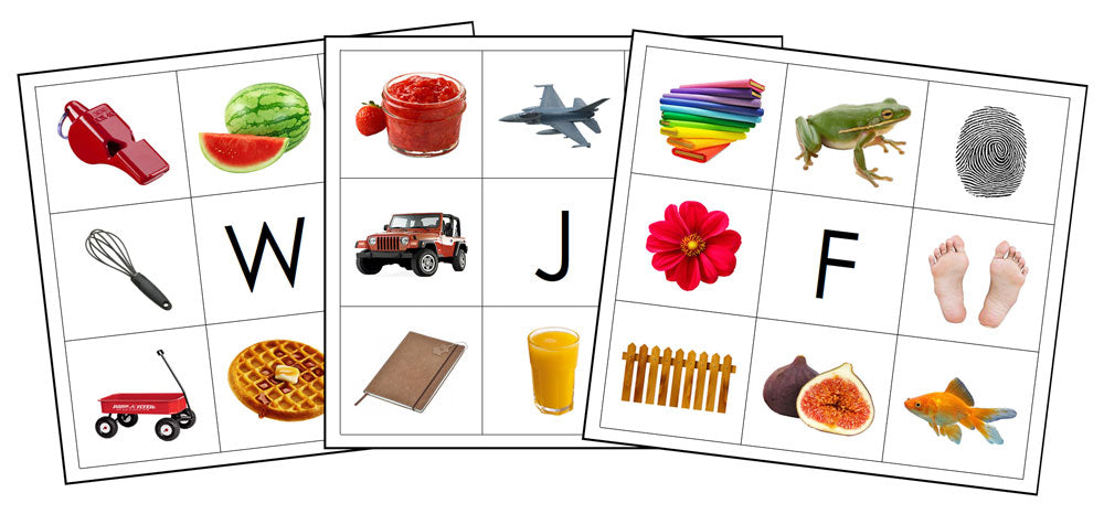 Phonetic Letter Mats With Capitals - Montessori Print Shop Digital Download