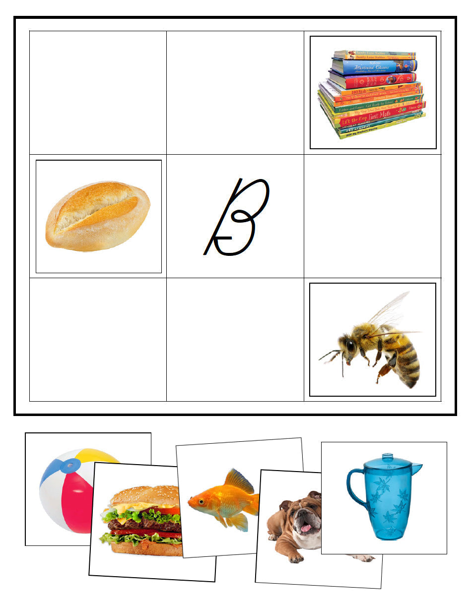 Phonetic Letter Mats CAPITALS (cursive) - Montessori Print Shop Digital Download Language Resource