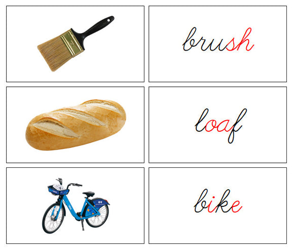 Montessori Step 3 Language Series Bundle (photos) - CURSIVE - Montessori Print Shop Language Program