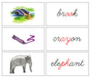 Step 3: Phonogram Words & Picture Cards - Set 2 - CURSIVE - Montessori Print Shop phonogram lesson