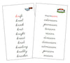 Step 3: Phonogram Cards - Set 2 - CURSIVE - Montessori Print Shop phonogram lesson