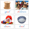 Phonogram Picture Cards Level 3 (cursive) - language cards