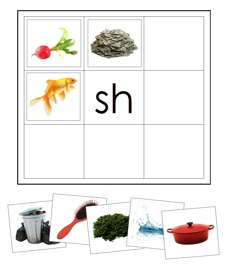 Phonogram Letter Mats Sorting Activity - Montessori Print Shop Digital Download
