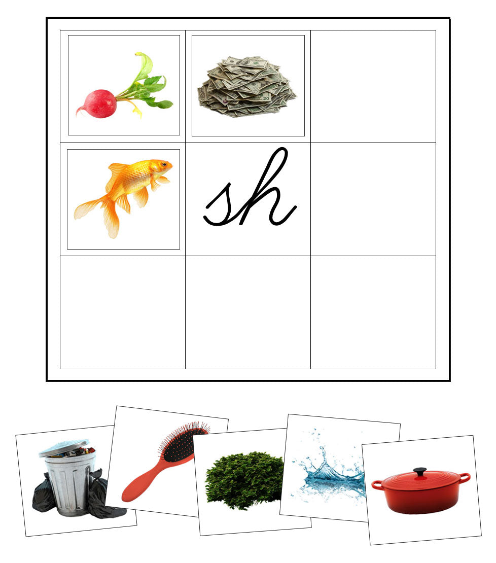 Phonogram Letter Mats (cursive) - Montessori Print Shop Digital Download preschool language activity