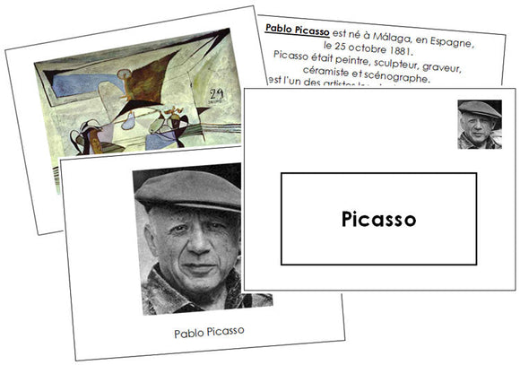 French - Pablo Picasso Art Book - Montessori Print Shop