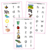 Pink Initial Sound Choice Cards - phonetic language cards - Montessori Print Shop