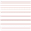 Montessori Pink Lined Writing Paper - Montessori Print Shop