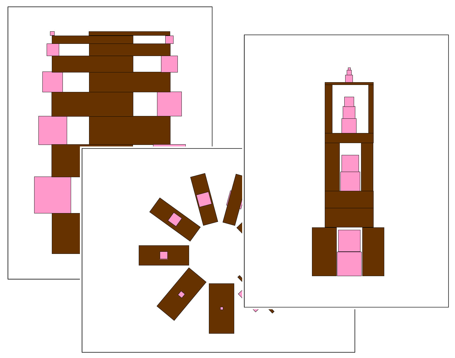 Montessori Pink Tower and Brown Stair Pattern Cards - Montessori Print Shop Digital Download