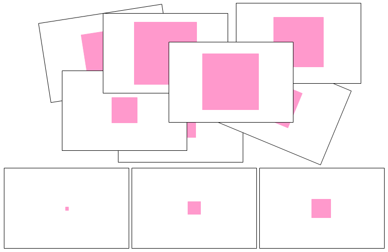 Pink Tower Pattern Cards (centered) - Montessori Print Shop Digital Download Sensorial Cards