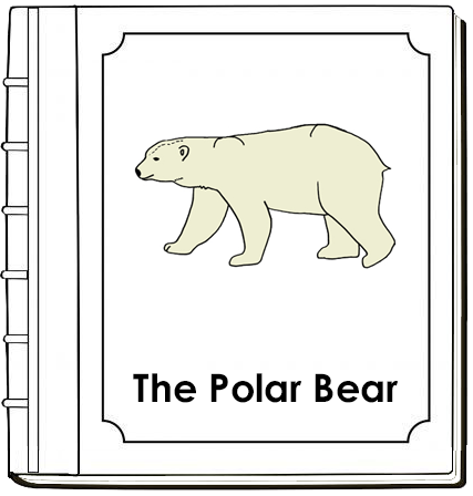 Parts of a Polar Bear Nomenclature Book - Montessori Print Shop Digital Download