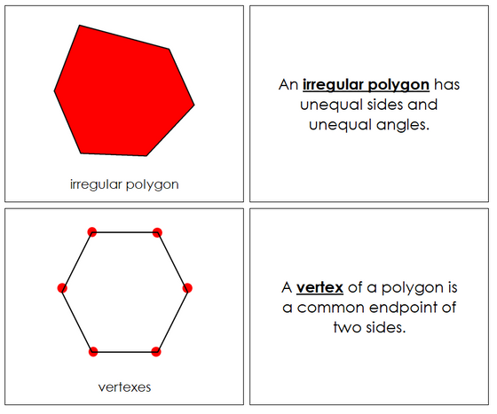 Study of a Polygon Book - Montessori Print Shop