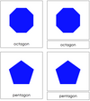 Polygons 3-Part Cards - Montessori Print Shop geometry cards