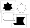 Positive & Negative Shape Matching Cards - Montessori Print Shop