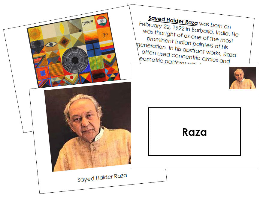 Sayed Haider Raza Art Book - Montessori Print Shop Digital Download